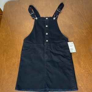 67 - Girls overalls with skirt- new